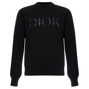 Dior Homme X Peter Doig Embroidered Knitted Sweater